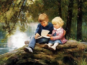 дети читают